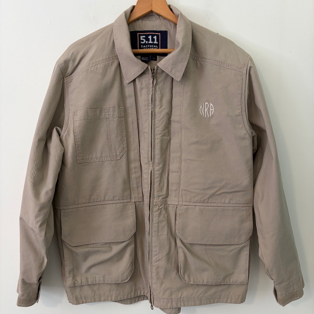 511 Tactical Series NRA Utility Jacket Cotton Canvas Khaki
